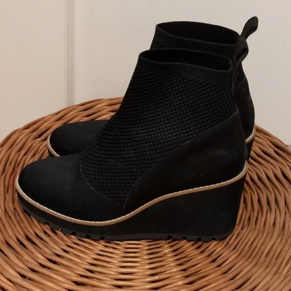 Eileen Fisher London Bootie Black Womens 8.5 - Picture 7 of 7